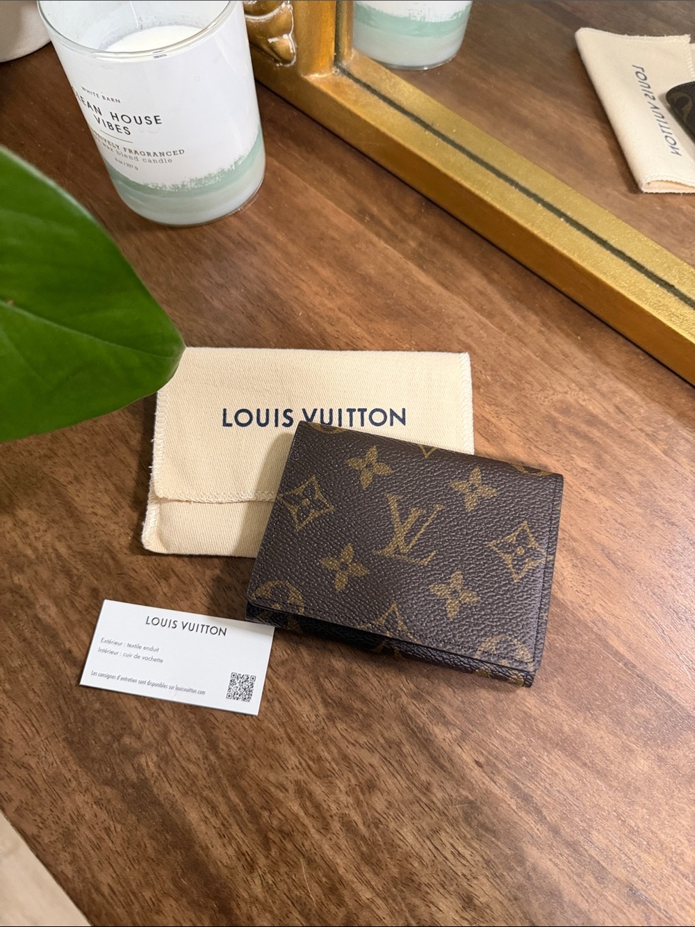 Louis Vuitton envelope business Card Holder Wallet - Picture 6 of 12